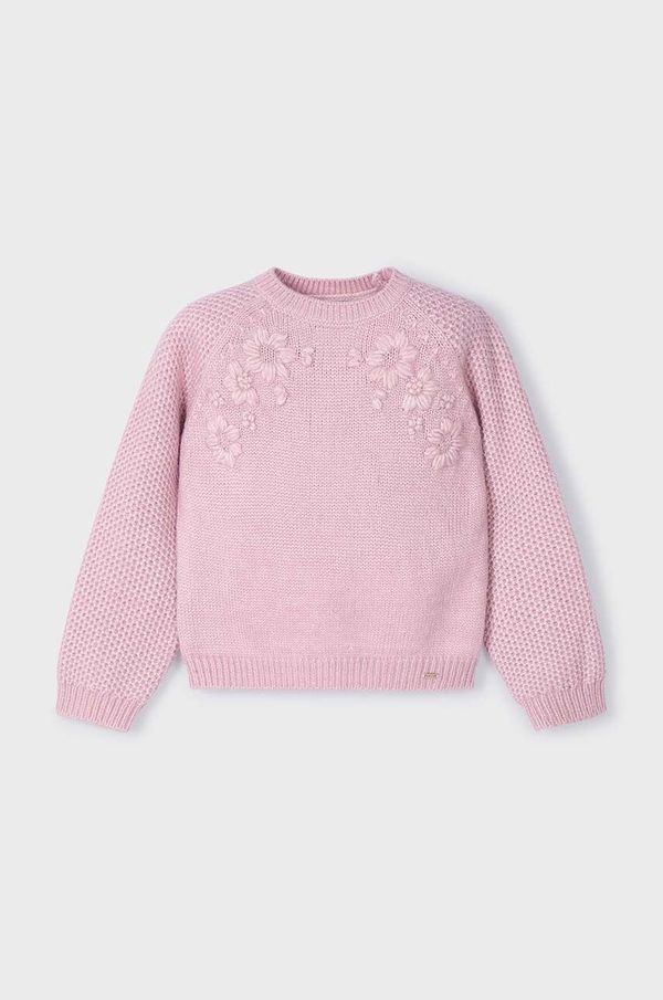 Mayoral Dječji džemper Mayoral boja: ružičasta, 4354