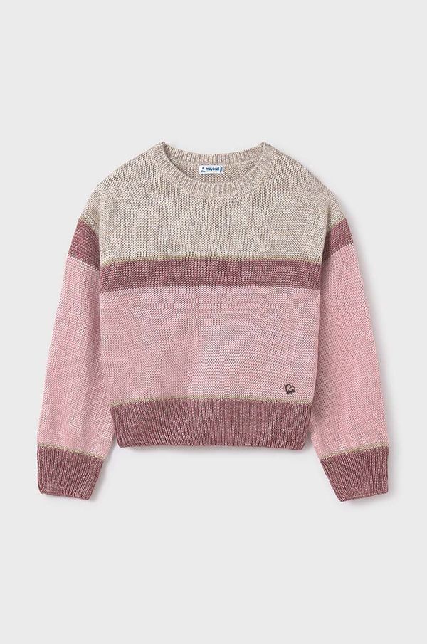 Mayoral Dječji džemper Mayoral boja: ružičasta, 7309