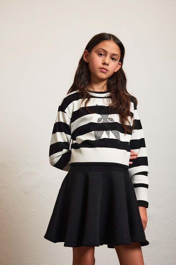 Patrizia Pepe Dječji džemper Patrizia Pepe K202 boja: crna, 7K0048