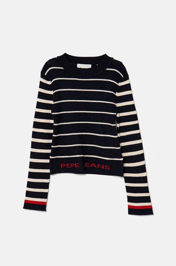 Pepe Jeans Dječji džemper Pepe Jeans WINFREY boja: tamno plava, lagani, PG701093