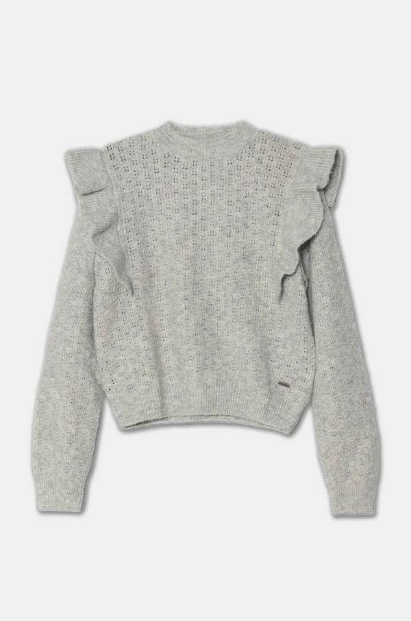 Pepe Jeans Dječji džemper Pepe Jeans WINTA boja: siva, lagani, PG701099