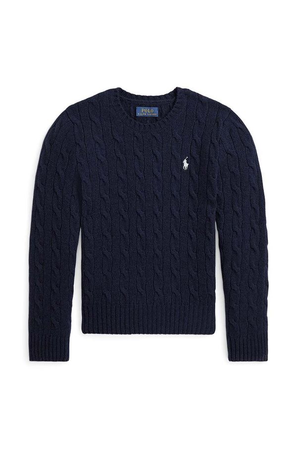 Polo Ralph Lauren Dječji džemper Polo Ralph Lauren boja: tamno plava, 313877375008