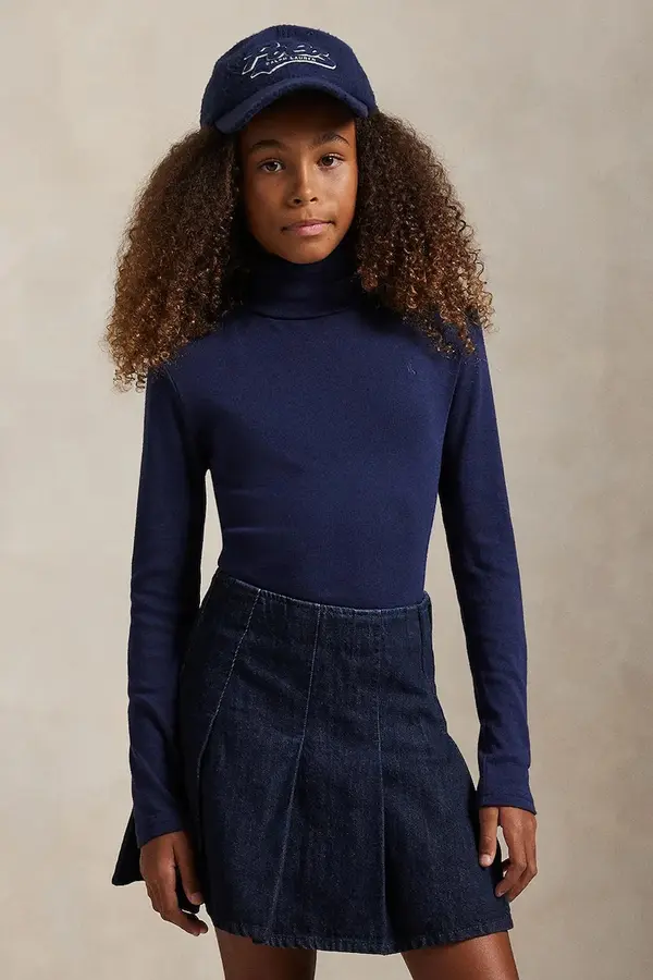 Polo Ralph Lauren Dječji džemper Polo Ralph Lauren boja: tamno plava, lagani, 313850670012