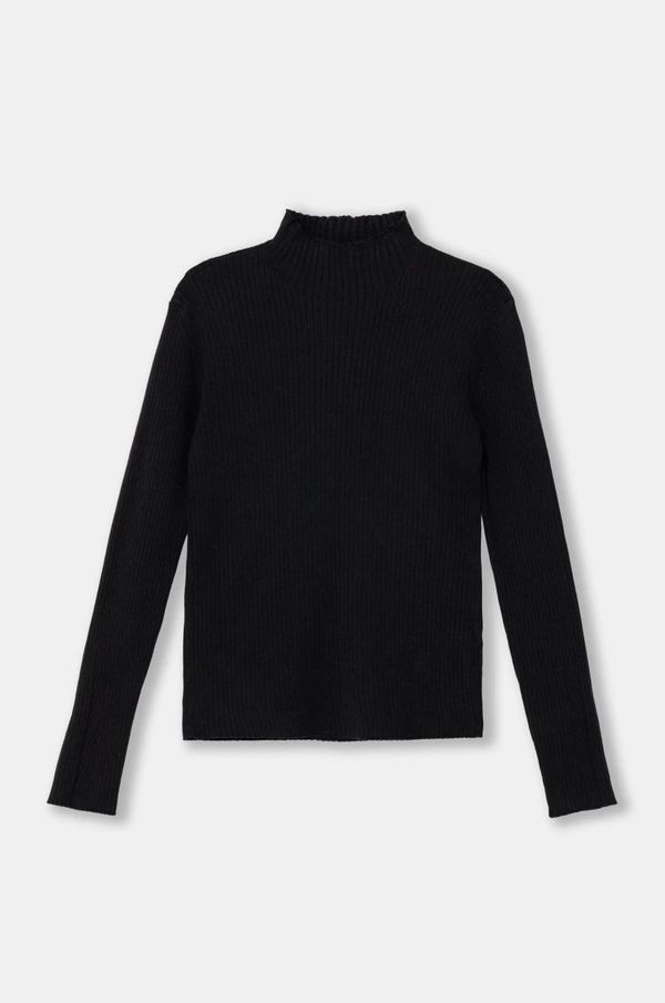 United Colors of Benetton Dječji džemper United Colors of Benetton boja: crna, lagani, 1194C200M