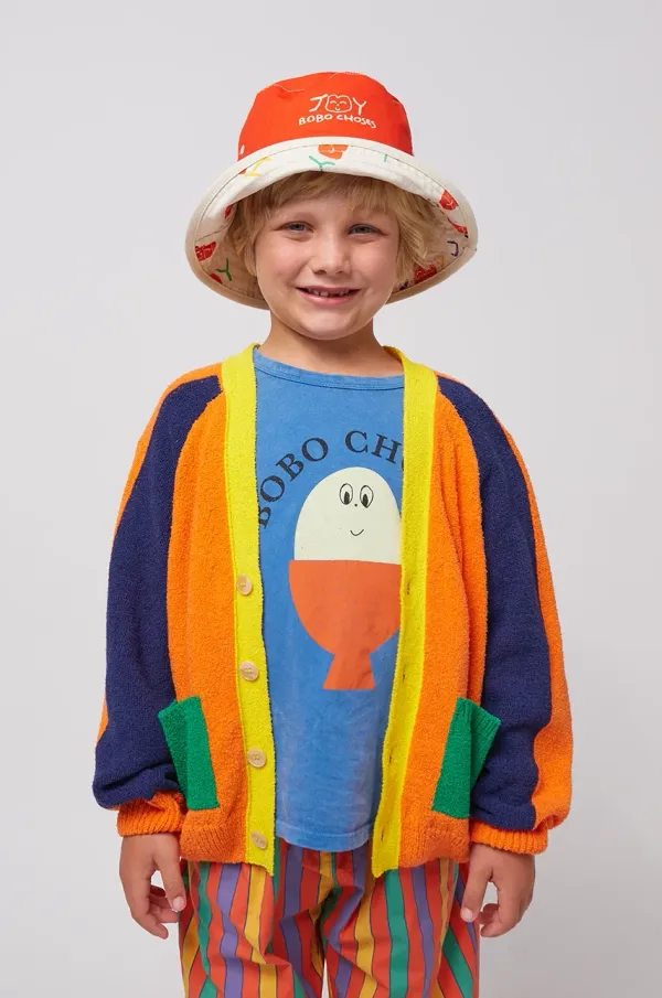 Bobo Choses Dječji kardigan Bobo Choses boja: narančasta, 125AC103