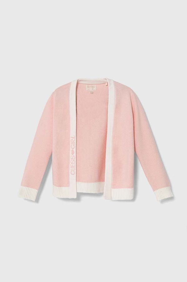 Guess Dječji kardigan Guess boja: narančasta, K4YR05 Z3GS0