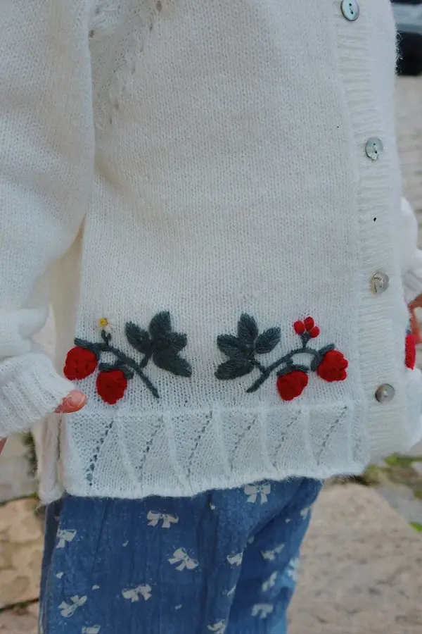 Konges Sløjd Dječji kardigan Konges Sløjd MINIA FRILL CARDIGAN