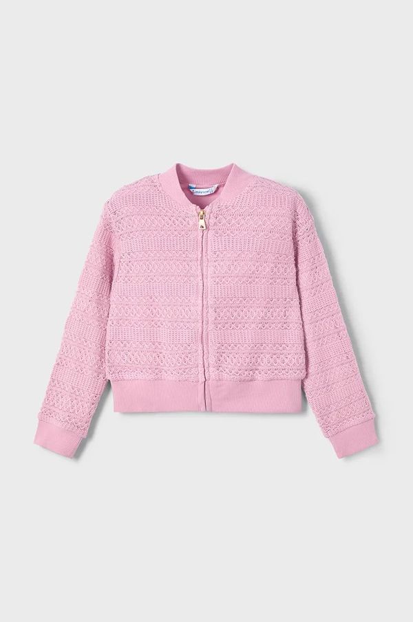 Mayoral Dječji kardigan Mayoral boja: ružičasta, 3409