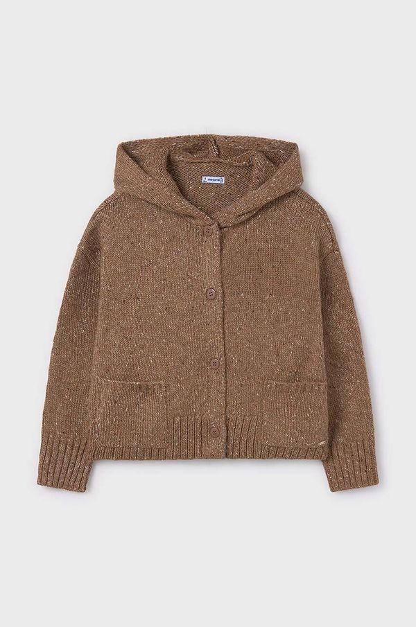Mayoral Dječji kardigan Mayoral boja: smeđa, 7313