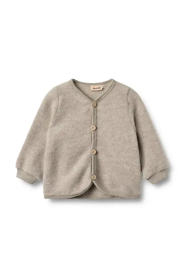 Wheat Dječji kardigan od merino vune Wheat
