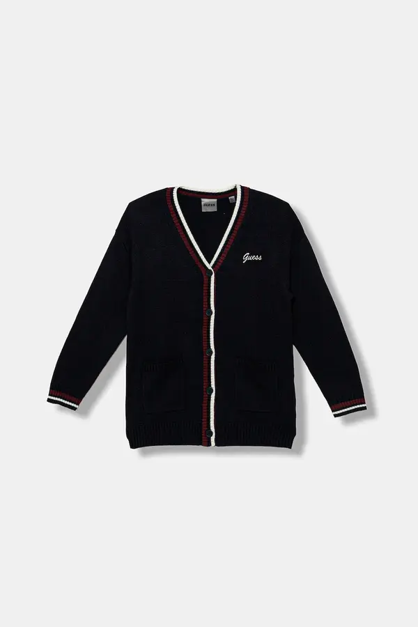 Guess Dječji kardigan s dodatkom vune Guess