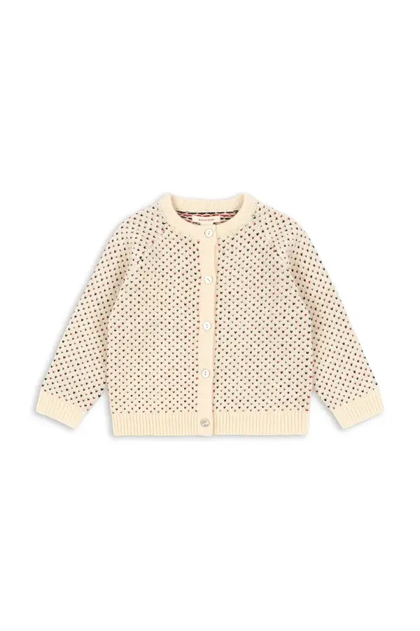 Konges Sløjd Dječji kardigan s dodatkom vune Konges Sløjd BILLI KNIT CARDIGAN