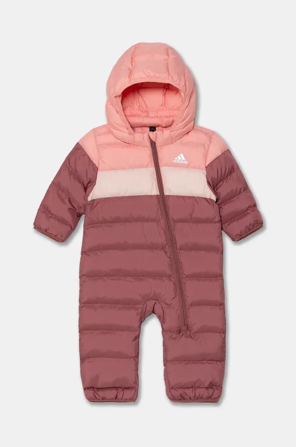 adidas Dječji kombinezon adidas I SNOWSUIT boja: ružičasta, IX3248