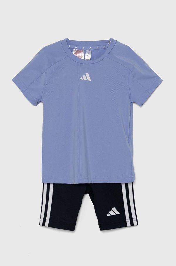 adidas Dječji komplet adidas JG TR-ES 3S TSE boja: ljubičasta, IW3313