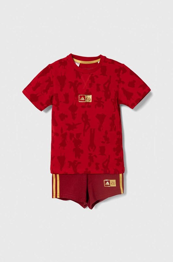 adidas Dječji komplet adidas x Disney boja: bordo