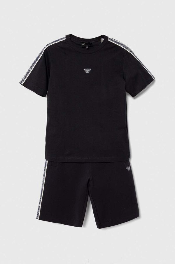 Emporio Armani Dječji komplet Emporio Armani boja: tamno plava