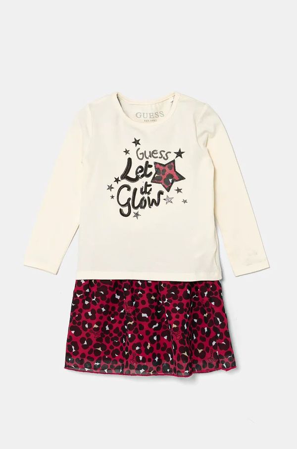 Guess Dječji komplet Guess boja: bež, K4BG01 J1300