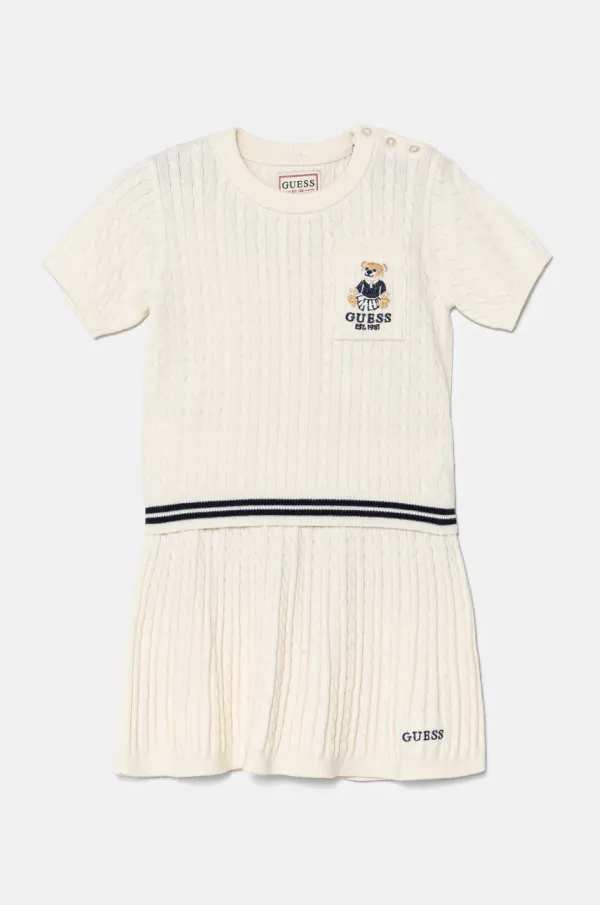Guess Dječji komplet Guess boja: bež, K5RG04 Z37L1