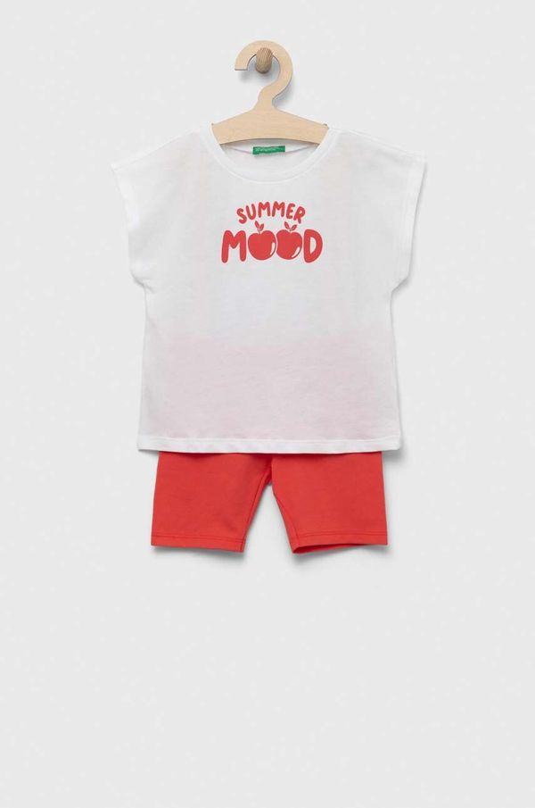 United Colors of Benetton Dječji komplet United Colors of Benetton boja: crvena