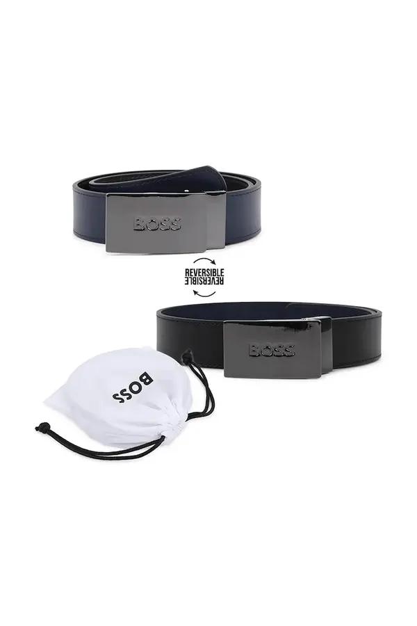 BOSS Dječji kožni remen BOSS