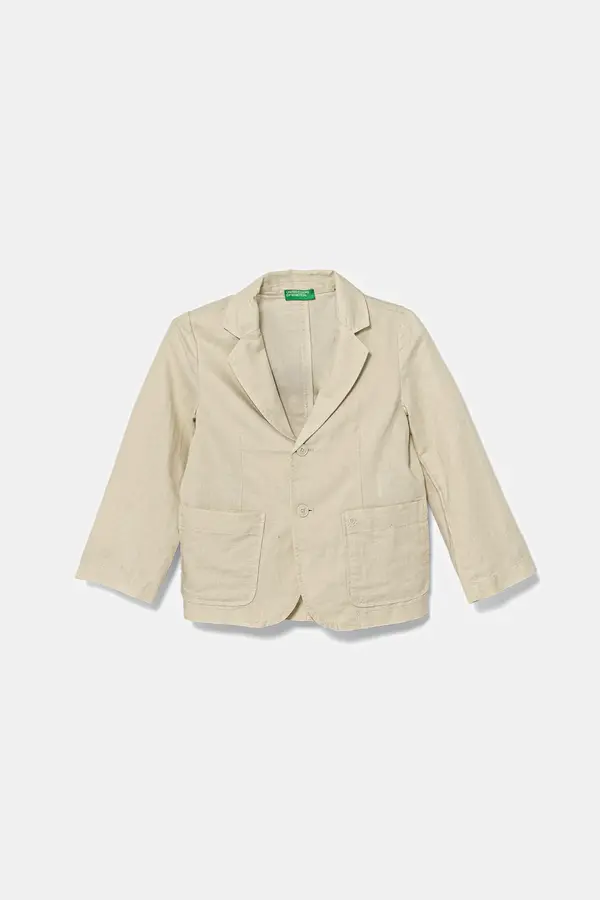 United Colors of Benetton Dječji laneni sako United Colors of Benetton