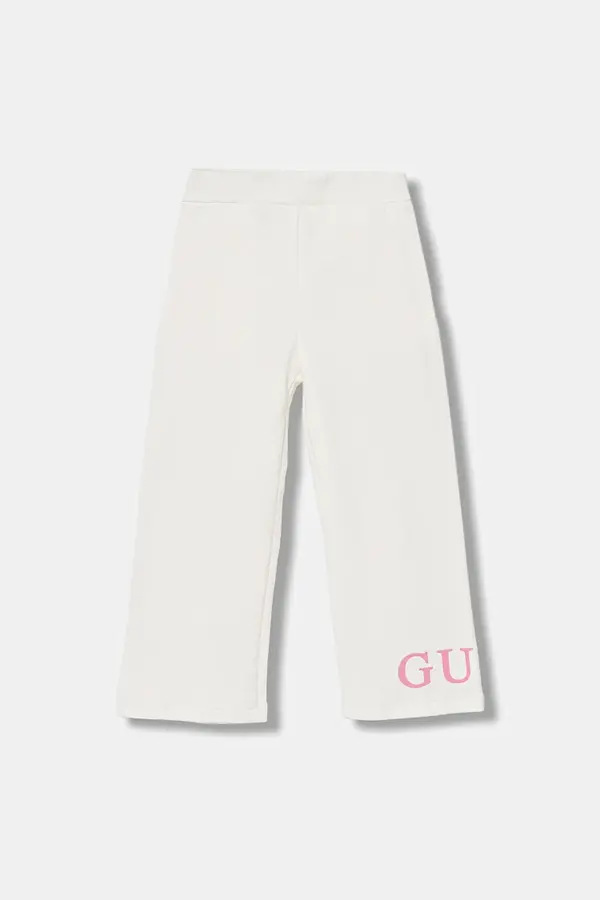 Guess Dječji pamučni donji dio trenirke Guess