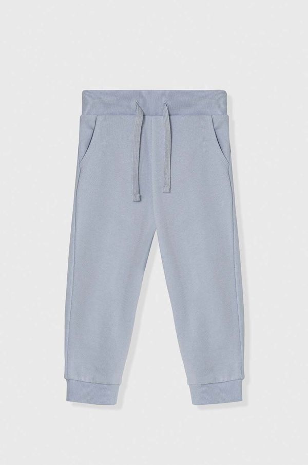 Guess Dječji pamučni donji dio trenirke Guess bez uzorka