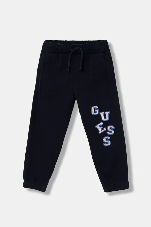 Guess Dječji pamučni donji dio trenirke Guess