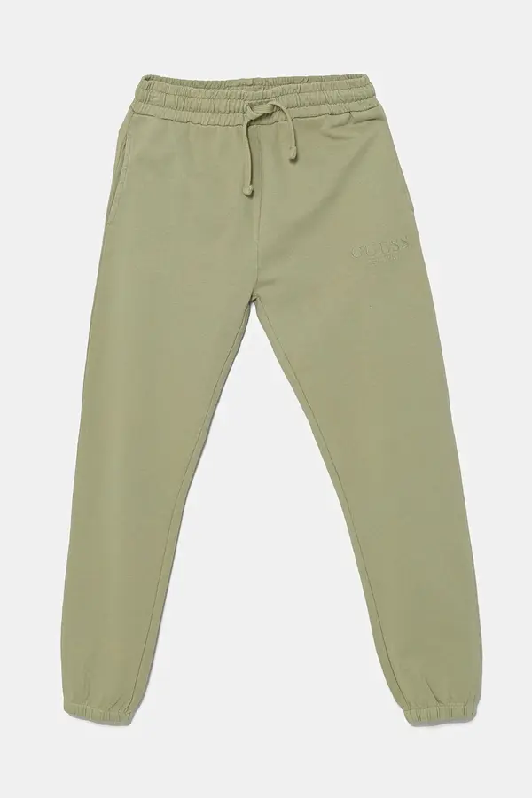 Guess Dječji pamučni donji dio trenirke Guess