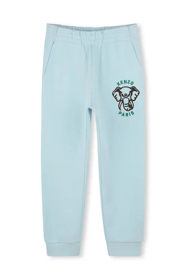 Kenzo kids Dječji pamučni donji dio trenirke Kenzo Kids