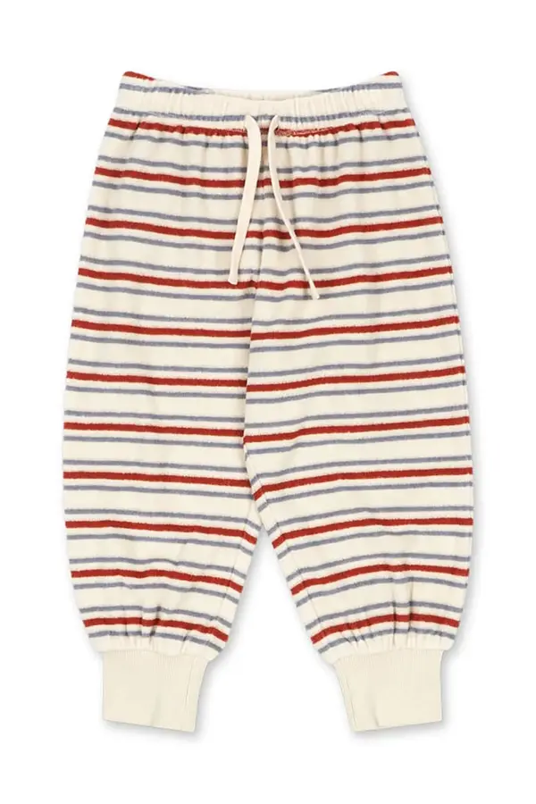 Konges Sløjd Dječji pamučni donji dio trenirke Konges Sløjd ITTY RIB SWEAT PANTS GOTS