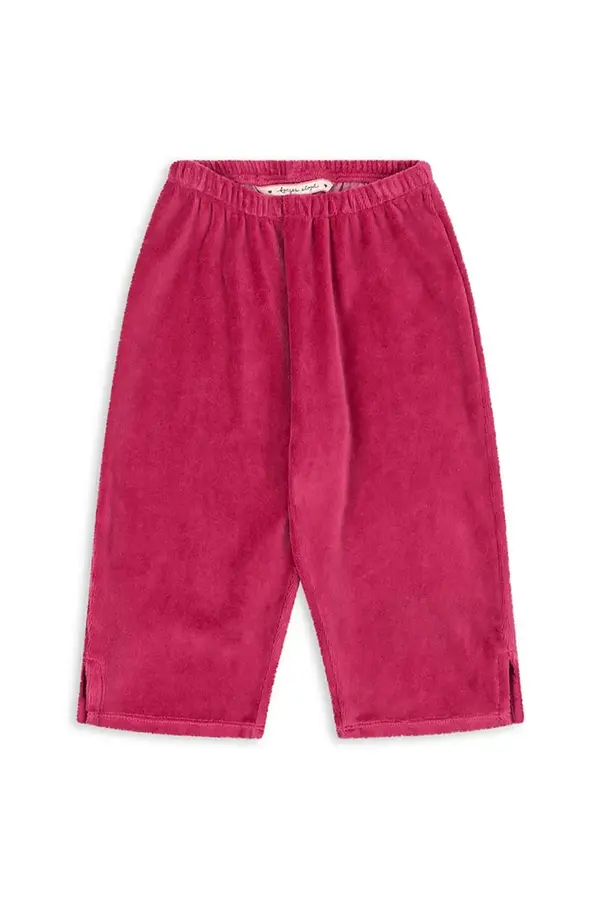 Konges Sløjd Dječji pamučni donji dio trenirke Konges Sløjd VELOU PANTS GOTS