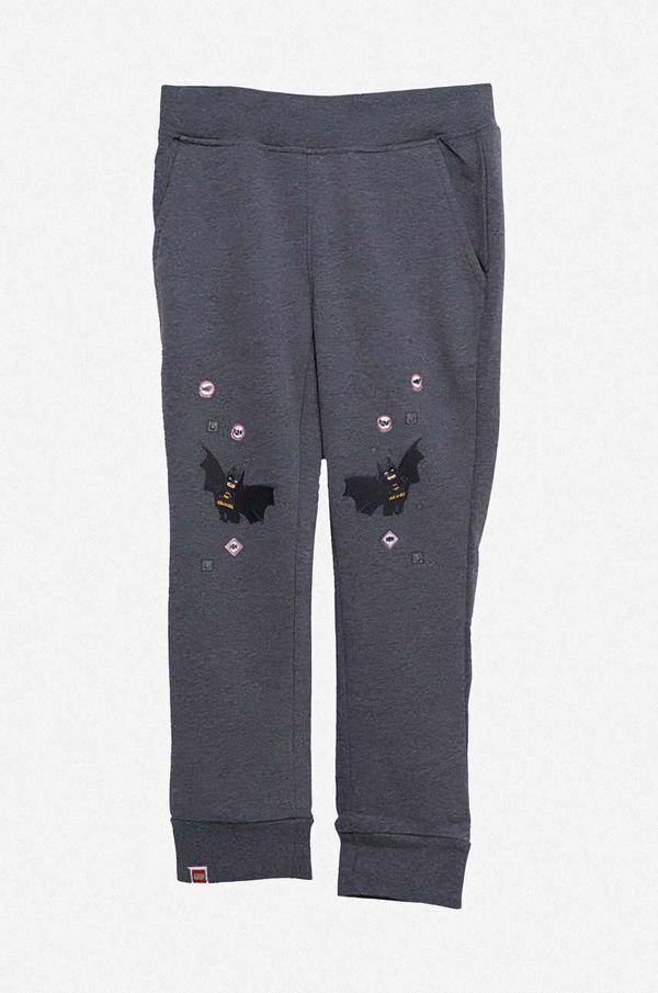 Lego Dječji pamučni donji dio trenirke Lego boja: siva