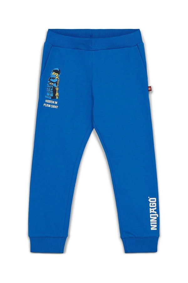 Lego Dječji pamučni donji dio trenirke Lego s tiskom