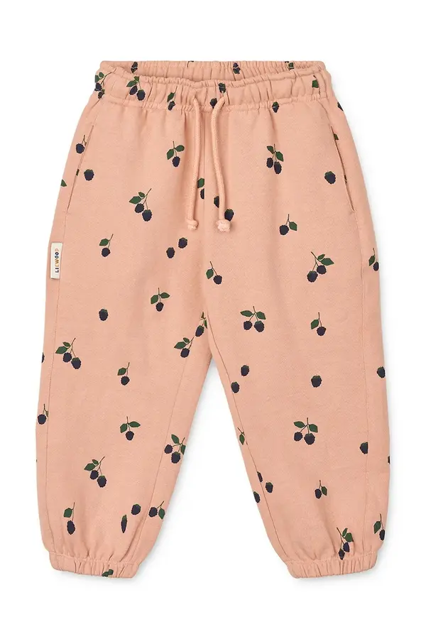 Liewood Dječji pamučni donji dio trenirke Liewood Arlo Printed Sweatpants