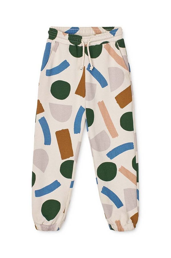 Liewood Dječji pamučni donji dio trenirke Liewood s uzorkom