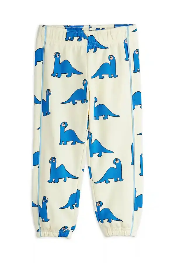 Mini Rodini Dječji pamučni donji dio trenirke Mini Rodini Dino