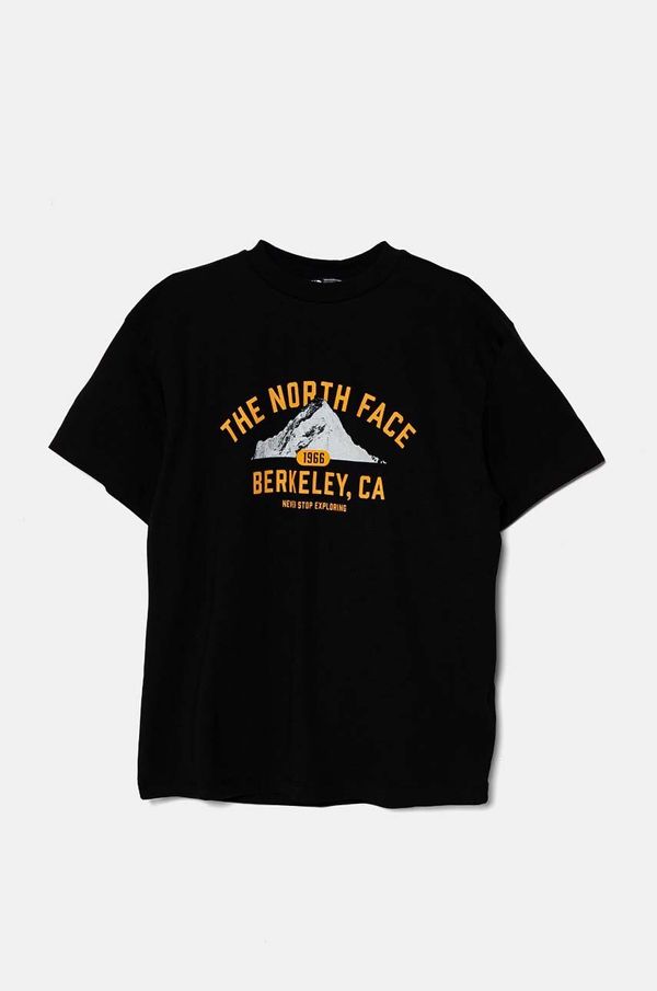 The North Face Dječji pamučni donji dio trenirke The North Face SLIM FIT JOGGERS boja: crna, bez uzorka, NF0A89PDJK31