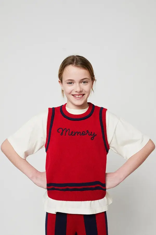 Bobo Choses Dječji pamučni prsluk Bobo Choses Memory