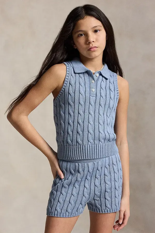 Polo Ralph Lauren Dječji pamučni prsluk Polo Ralph Lauren