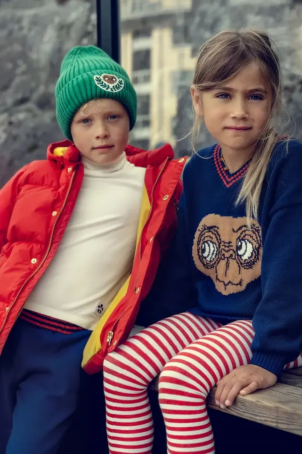 Mini Rodini Dječji pamučni pulover Mini Rodini E.T.