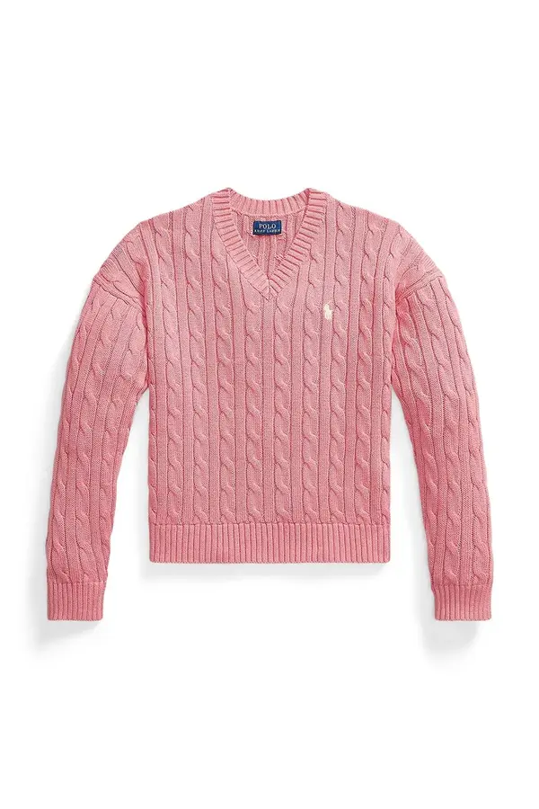 Polo Ralph Lauren Dječji pamučni pulover Polo Ralph Lauren