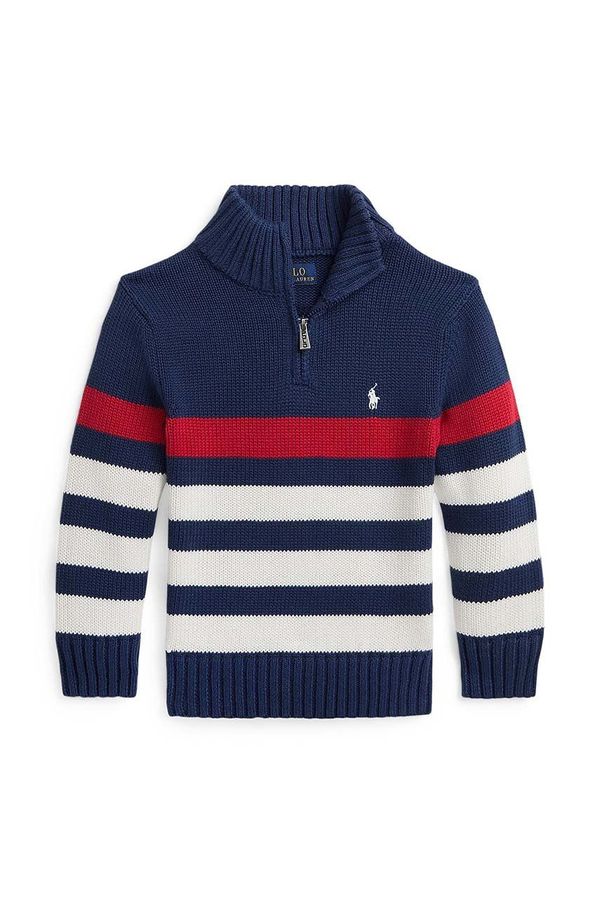 Polo Ralph Lauren Dječji pamučni pulover Polo Ralph Lauren boja: crvena, 322941102001
