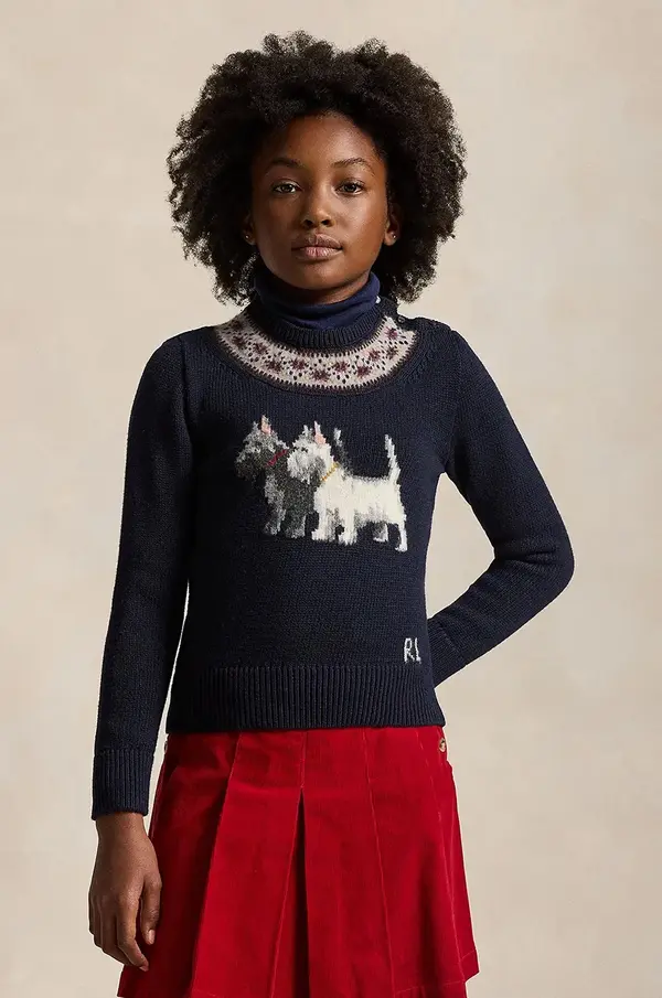 Polo Ralph Lauren Dječji pamučni pulover Polo Ralph Lauren