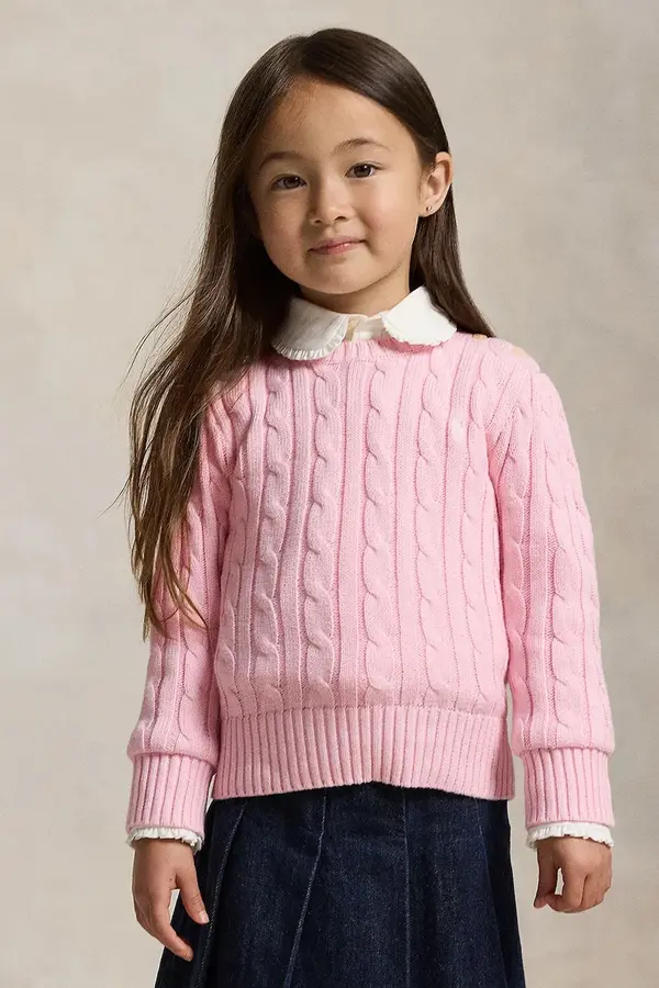 Polo Ralph Lauren Dječji pamučni pulover Polo Ralph Lauren