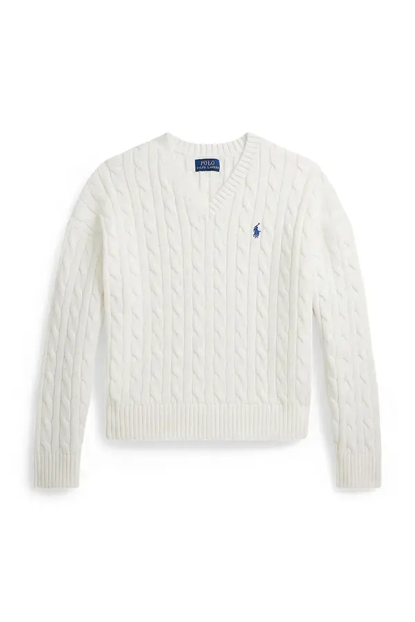 Polo Ralph Lauren Dječji pamučni pulover Polo Ralph Lauren