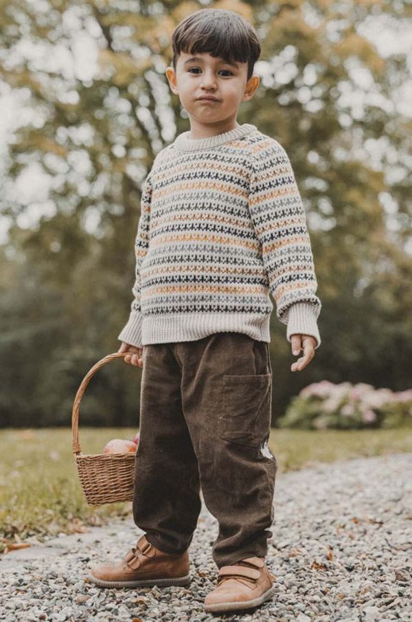 That's mine Dječji pamučni pulover That's mine Frankie boja: bež, 128195