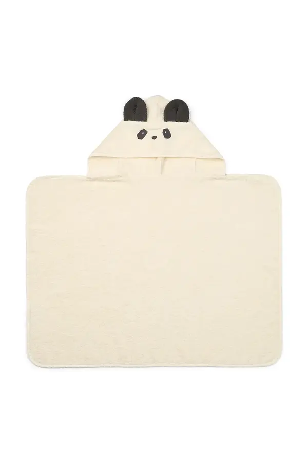 Liewood Dječji pamučni ručnik Liewood Vilas Panda Baby Hooded Towel