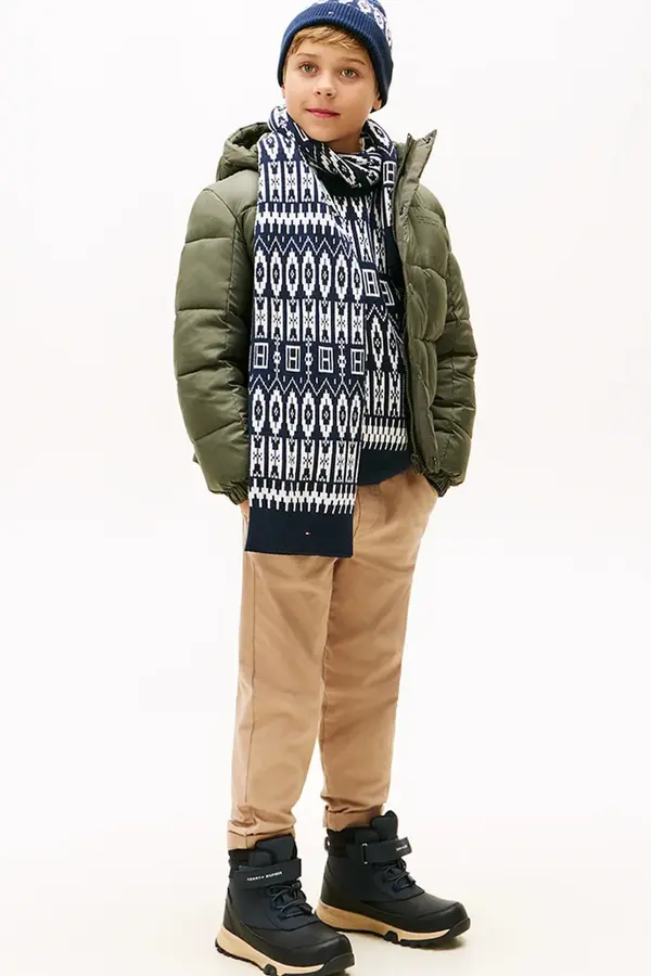 Tommy Hilfiger Dječji pamučni šal Tommy Hilfiger