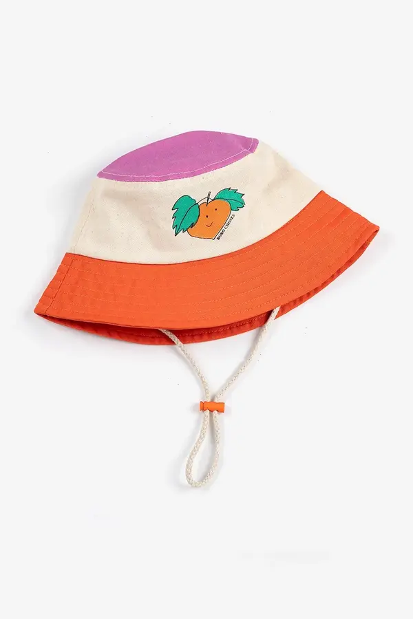 Bobo Choses Dječji pamučni šešir Bobo Choses Tangerine